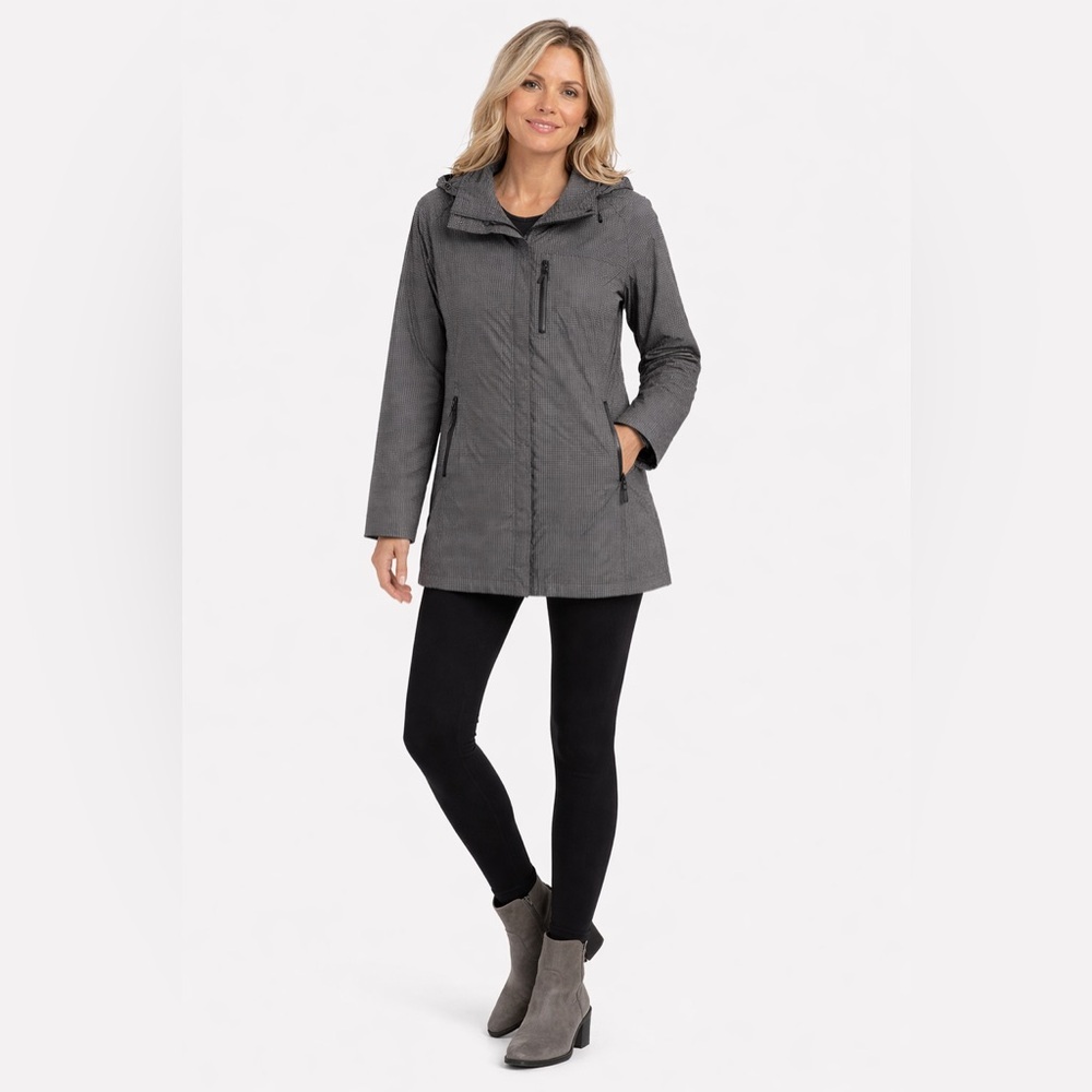 WIND RIVER Gray removable Hooded Jacket size L
